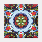 Brindle Kaleidoscope Magnet (Vorne)