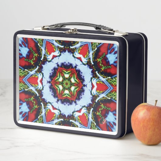 Brindle Kaleidoscope Metal Lunchbox (Beispiel)