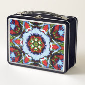 Brindle Kaleidoscope Metal Lunchbox (Vorderseite)