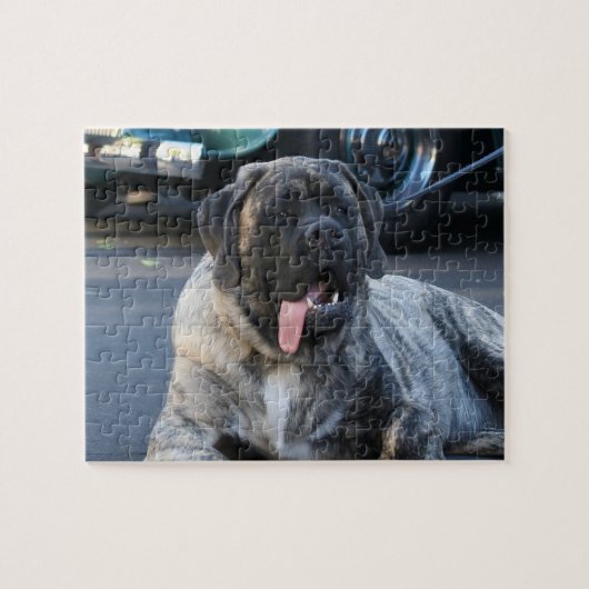 Brindle Mastiff Dog Puzzle (Horizontal)