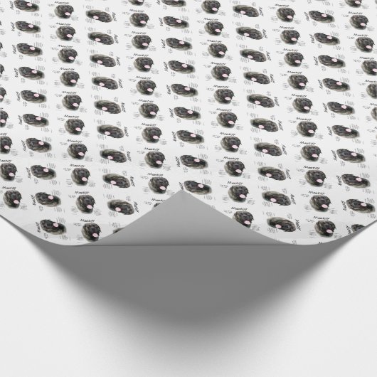 Brindle Mastiff History Geschenkpapier (Ecke)