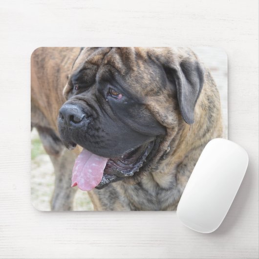 Brindle Mastiff Mousepad (Mit Mouse)