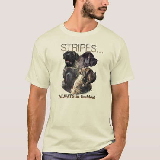 Brindle Mastiff Stripes Shirt (Vorderseite)