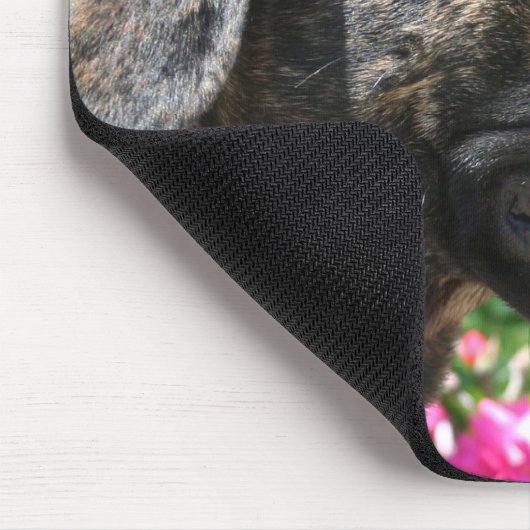 Brindle Mastiff-Welpe mousepad (Ecke)