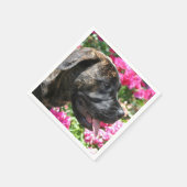 Brindle Mastiff Welpe Serviette (Ecke)