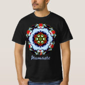 Brindle Namaste Kaleidoskop T-Shirt (Vorderseite)