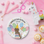 Brindle Neapolitan Mastiff Dog Geburtstagsparty Pappteller (Party)