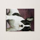 Brindle_pied_french Bulldoggenwelpe Puzzle (Horizontal)