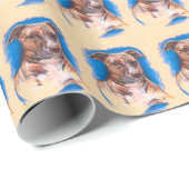 Brindle Pit Bull Dog Geschenkpapier (Rolleneckpunkt)
