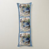 Brindle Pit Bull Puppy von Shirley Taylor Seitenschläferkissen (Rückseite (Vertikal))