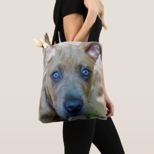 Brindle Pit Bull Puppy von Shirley Taylor Tasche