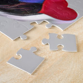 Brindle Pit Bull Staffordshire Herz Puzzle (Seite)