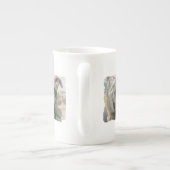 Brindle Pitbull-Welpe durch Shirley Taylor Porzellantasse (Rückseite)