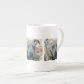 Brindle Pitbull-Welpe durch Shirley Taylor Porzellantasse (Vorderseite Rechts)