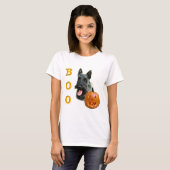Brindle Scottish Terrier Boo T-Shirt (Vorne ganz)