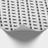 Brindle Scottish Terrier History Geschenkpapier (Ecke)