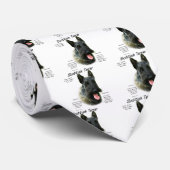 Brindle Scottish Terrier History Krawatte (Gerollt)