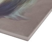 Brindle und White Shih Tzu Dog Schneidebrett (Ecke)