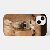 Brindle Whippet Hund iPhone Hülle (Rückseite (Horizontal))