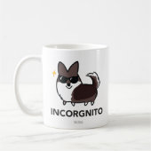 Brindle WolljackeCorgi Incorgnito Tasse (Links)