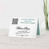 BrindleRosesGrußfreigabe anpassen Karte (Rückseite)