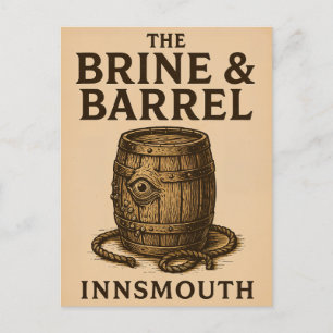 Brine & Barrel - Eine Tradition aus Innsmouth Feiertagspostkarte