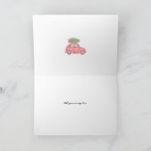 Brinen Zuhause Die Weihnachtsbaumgrüßkarte Karte (Innenseite)