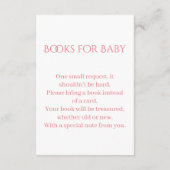 Bring a Book Floral Umbrella Baby Sprinkle Insert (Rückseite)