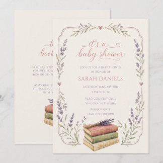 Bring a Book for Baby Baby Shower Einladung
