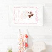 Bring a Doll Geburtstag Preppy Grandmillennial Banner (Insitu)