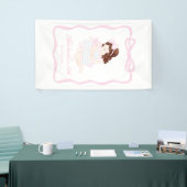 Bring a Doll Geburtstag Preppy Grandmillennial Banner (Messeveranstaltung)