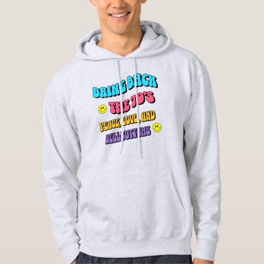 Bring Back die 70er Hoodie (Vorderseite)
