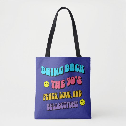 Bring Back die 70er Tasche (Vorderseite)