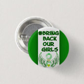 #Bring back our Girls - Nigeria_ Button (Vorne & Hinten)