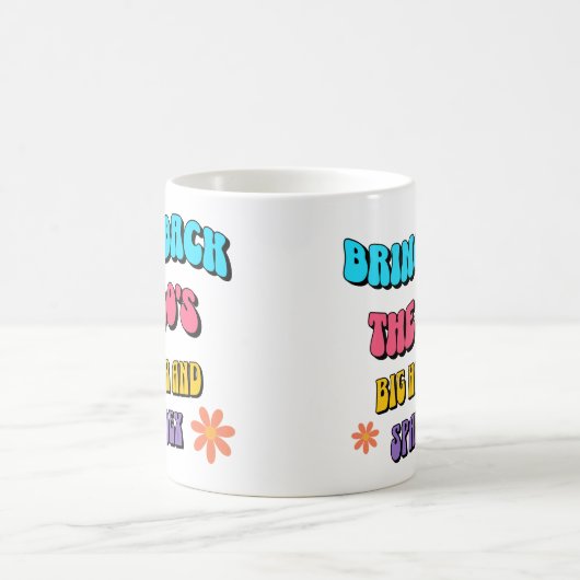Bring Back the ’80s Kaffeetasse (Mittel)