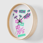 Bring Back The 90s Nostalgia Design | Retro 90s  Uhr (Winkel)