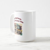 Bring Back The Bitchin' 80s - Retro Kaffeetasse (Vorderseite Links)