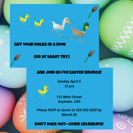 Bring deine Enten in Reih und Glied zum Brunch Einladung