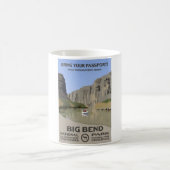 Bring deinen Pass mit! - Big Bend Nationalpark Kaffeetasse (Mittel)