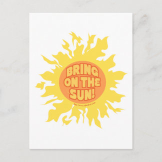 Bring die Sonne! Postkarte