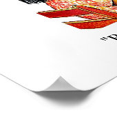 "Bring die Welt zu den Fingern" Poster (Ecke)