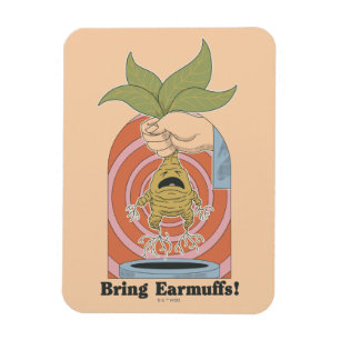 "Bring Earmuffs!" schreiende Mandrake-Grafik Magnet