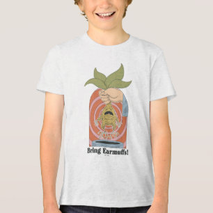 "Bring Earmuffs!" schreiende Mandrake-Grafik Tri-Blend Shirt