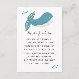 Bring ein Buch für das Baby. Nautische niedliche W Begleitkarte