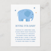 Bring ein Buch für den kleinen Jungen. Niedlicher Begleitkarte (Vorderseite)