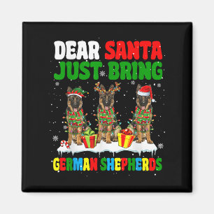 Bring einfach deutsche Schäferhunde Weihnachten Dr Magnet