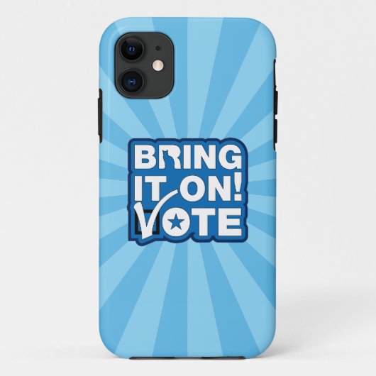 Bring es an! ABSTIMMUNG Case-Mate iPhone Hülle (Rückseite)