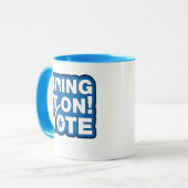 Bring es an! ABSTIMMUNG Tasse (Vorderseite Links)