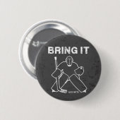 Bring It Hockey Torwart Button (Vorne & Hinten)