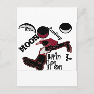 Bring It On – Fröhliche Weihnachten & Weltraum-Mas Postkarte